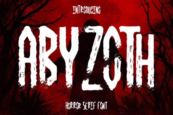 Abyzoth: The Horror Serif Font That Elevates Fear-Driven Design