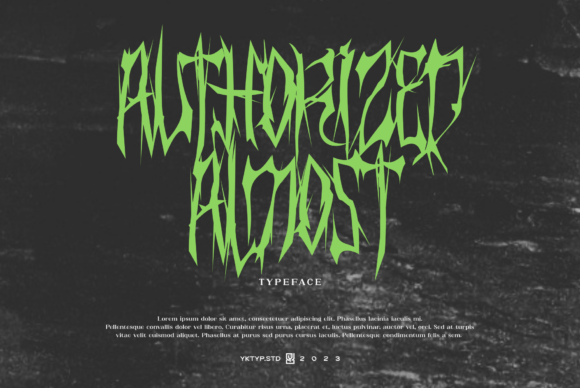 Authorized Font: A Bold Choice for Modern Design
