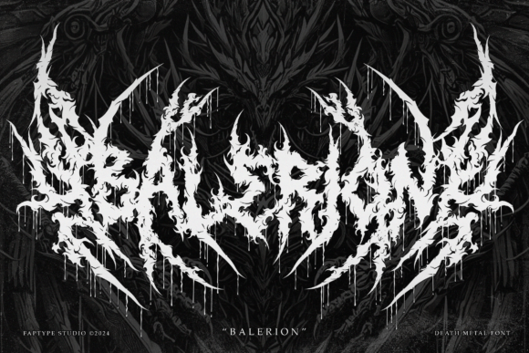 Balerion: A Font of Fire and Ferocity for the Modern Creative