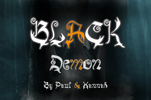 Black Demon Font: A Bold Choice for Haunting Typography