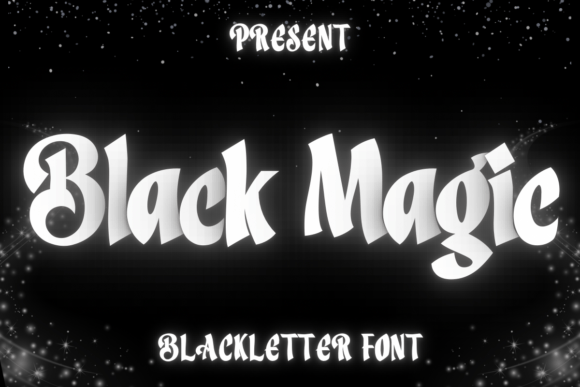 Black Magic: A Handwritten Font for Creative Expression