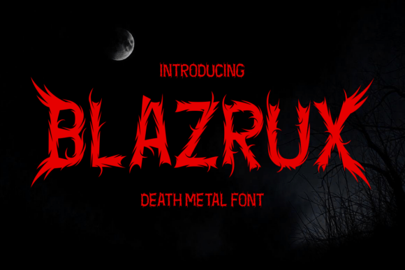 Blazrux: The Death Metal Font That Elevates Bold Design