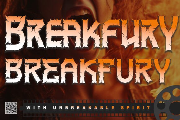 Breakfury: The Font That Shatters Design Conventions