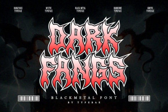 Darkfangs: The Gothic Typeface That Embodies Black Metal Aesthetics