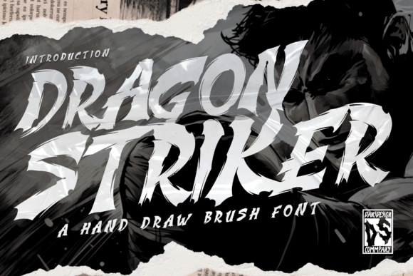 Dragon Striker: A Bold Horror-Themed Font with Y2K Edge