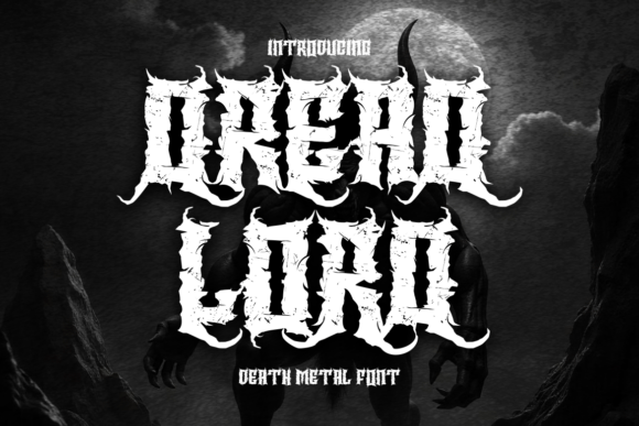 Dread Lord Font: A Bold Statement for Dark Creativity