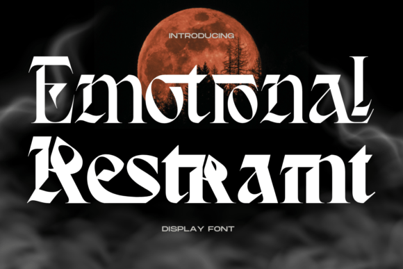 Emotional Restraint: A Gothic Display Font for Bold Design Statements