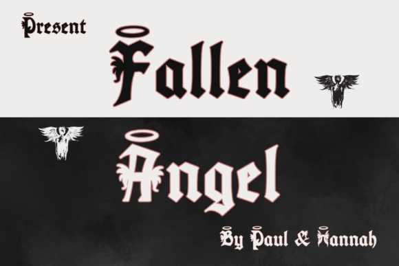 Fallen Angel: A Font That Embodies Power and Mystery