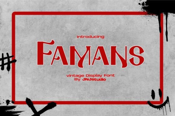 Famans: A Vintage Font for Timeless Design