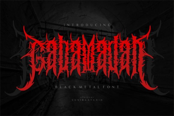 Gabamadah: Elevating Design with a Bold, Artistic Metal Font