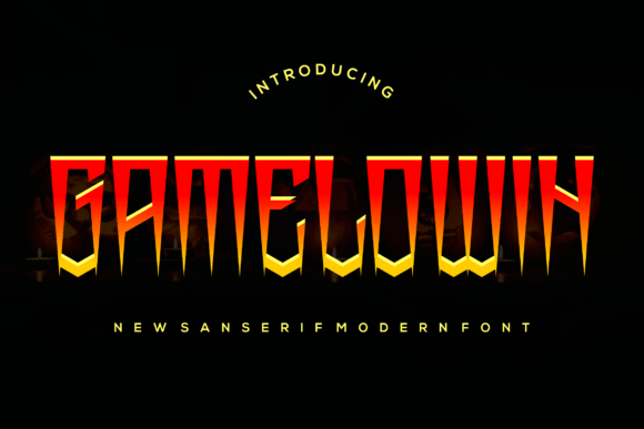 Gamelowin: A Modern Whimsical Font for Creative Designs