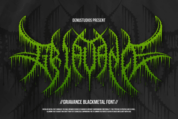 Griavance: A Font for the Bold and Rebellious
