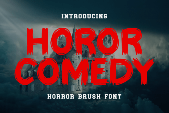 Horror Comedy Font for Halloween Designs