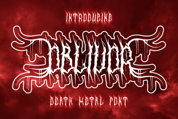 Oblivor: A Bold and Gritty Death Metal Font for Dark, Impactful Designs