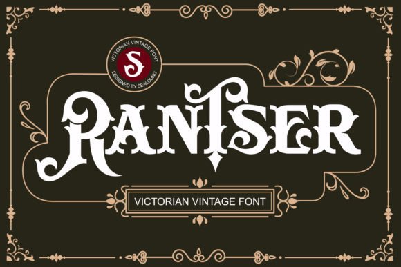 Rantser Victorian Typeface: A Timeless Design Element for Modern Creations