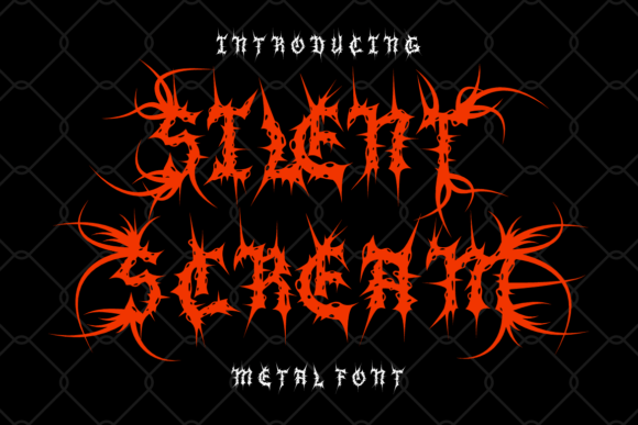 Silent Scream Font: A Bold Statement for Dark Designs