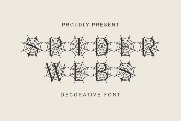Spider Webs: A Stylish and Strategic Font for Halloween and Beyond