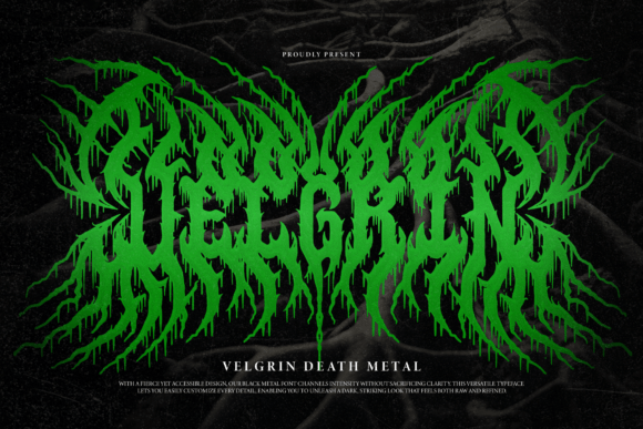 Velgrin: A Typography Powerhouse for Dark, Bold Designs
