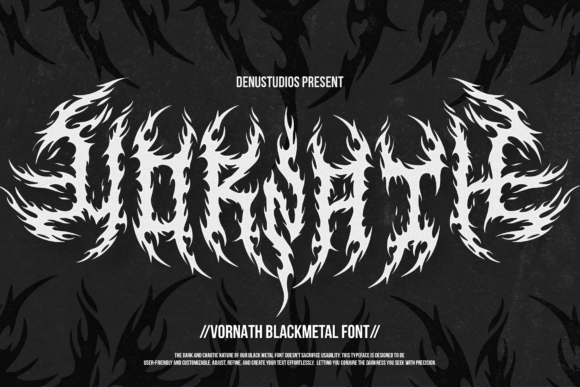 Vornath Font: A Bold Statement in Black Metal Typography